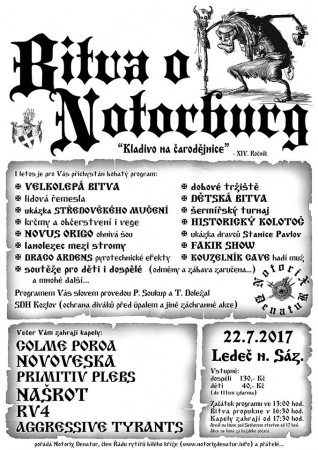 Notorburg 2017 Kladivo na čarodějnice